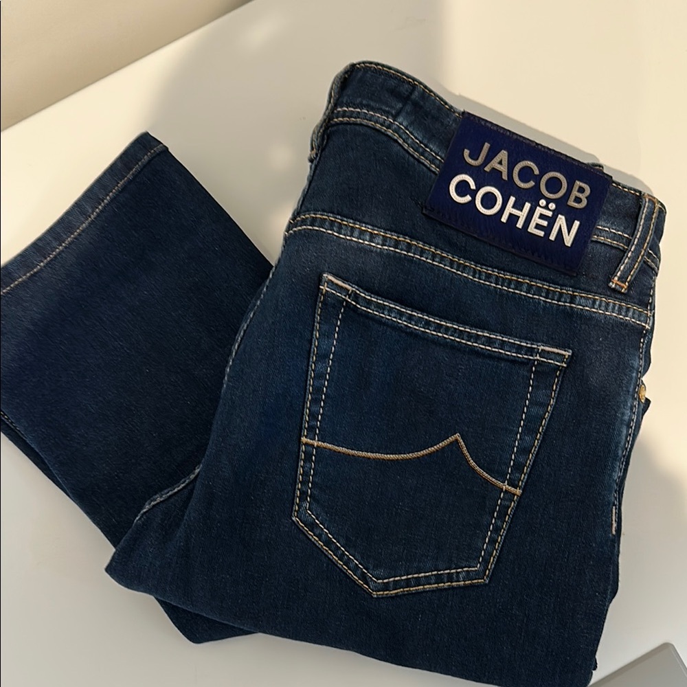 Jacob Cohën Dark Blue Jeans